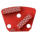 ASL Ironhorse Double Metal Dot Grinding Bars W/ 9mm Holes