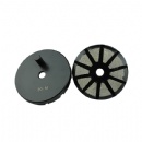 10 Seg Concrete Floor Grinding Discs W/ 1 Post