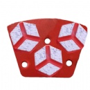 Triple Hexagon Diamonds Trapezoid Diamond Grinding Segments