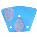 Double Teardrop Segs Concrete Floor Diamond Grinding Traps