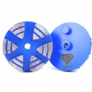 3'' STI Concrete Floor Diamond Grinding Discs W/ 2 Integrated Pins