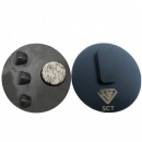 65MM Terrco Speed Shift Triple Bullet PCDs W/ Wear Button Epoxy Removal Pucks