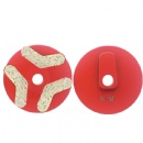 65mm Terrco Speed Shift Triple V Segs Diamond Grinding Discs