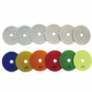 4'' 4mm Dry Wet Granite Marble Floor Diamond Polishing Pads