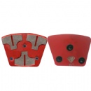 SASE Bolt-on Trapezoids W/ Triple T-Segments Diamond Grinding Tools