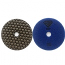 4'' 100mm Honeycomb Hand Held Dry Diamond Polishing Pads