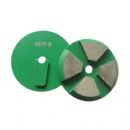 3'' Terrco Speed Shift 4S Concrete Floor Diamond Grinding Discs