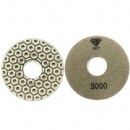 5'' 125mm Honeycomb Beige Dry/Wet Diamond Polishing Pads