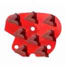 Airtec Polished Concrete 8S Mini Arrows Trapezoid Grinding Segments