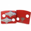 Polar Magnetic System Double Shark Diamonds Concrete Grinding Pads