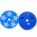 76mm Polar Magnetic 5S Star Shape Segs Diamond Grinding Pucks