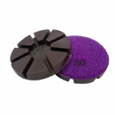 3'' 8 Pie Copper Bond Hybrid Transitional Polishing Pads