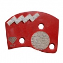 Contec Bolt-On Plates 12mm Diamond Segments Concrete Grinding Pads