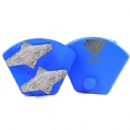 Jiansong Trapezoid Double Shark Segments Diamond Grinding Plates