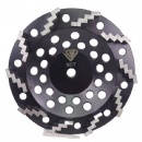 7'' 180mm 10S Zig Zag Dia-Segs Concrete Grinding Cup Wheels