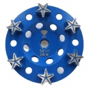 4'' 100mm 6S Star-Shape Segments Diamond Grinding Cup Wheels