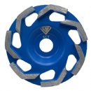 5'' 125mm 7S L-Segs Handheld Concrete Grinding Diamond Cup Wheels