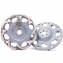 6'' 150mm 8S Long L-Shape Diamonds Concrete Grinding Cup Wheels