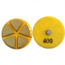 3'' Ceramic Bond Transitional Polishing Pads W/ 1 Post