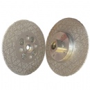 Cuchillas de diamante molidas n de corte en seco galvanizadas de doble recubrimiento de 4,5 pulgadas 115mm