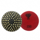 4'' 100mm Handheld Flex Metal Dot  Diamond Grinding Pads