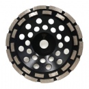 7 In. Double Row Concrete Floor Diamond Grinding Wheels