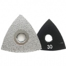 Almohadilla de diamante de molienda triangular de soldadura al vacío de múltiples herramientas