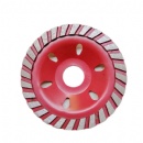 4'' 100mm Red Stone Grinding Diamond Cup Wheels