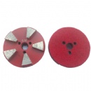 3'' 5 Seg Velcro Backed Metal Bond Concrete Grinding Discs