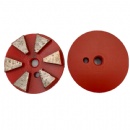 3 In. 6 Seg Metal Bond Diamond Pucks For Concrete Floor