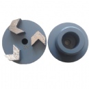 3'' 3 Arrow Segs Diamond Plugs For Concrete Light Grinding