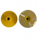 4'' Resin Filled Hand Held Diamond Flat Grinding Wheels