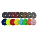 Shiny Type Honeycomb Dry Diamond Resin Polishing Pads