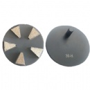 5 Segs Metal Bond Diamond Grinding Pucks With 1 Pin