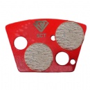 Kut-rite Double Buttons Trapezoid Diamond Grinding Plates