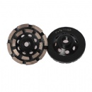 Double row metal bond diamond cup wheels