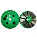 Aztec Polar Mag Multi-Mounting 10 Segs Diamond Grinding Pucks