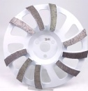 7'' 9 Turbo Segmented Concrete Grinding Diamond Cup Wheels